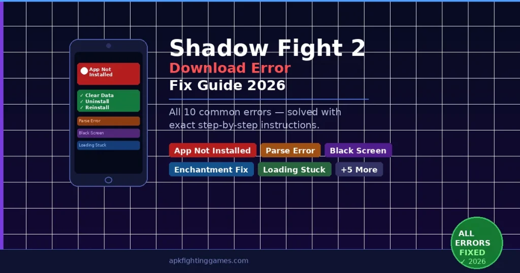 Shadow Fight 2 Mod APK Download Error Fix